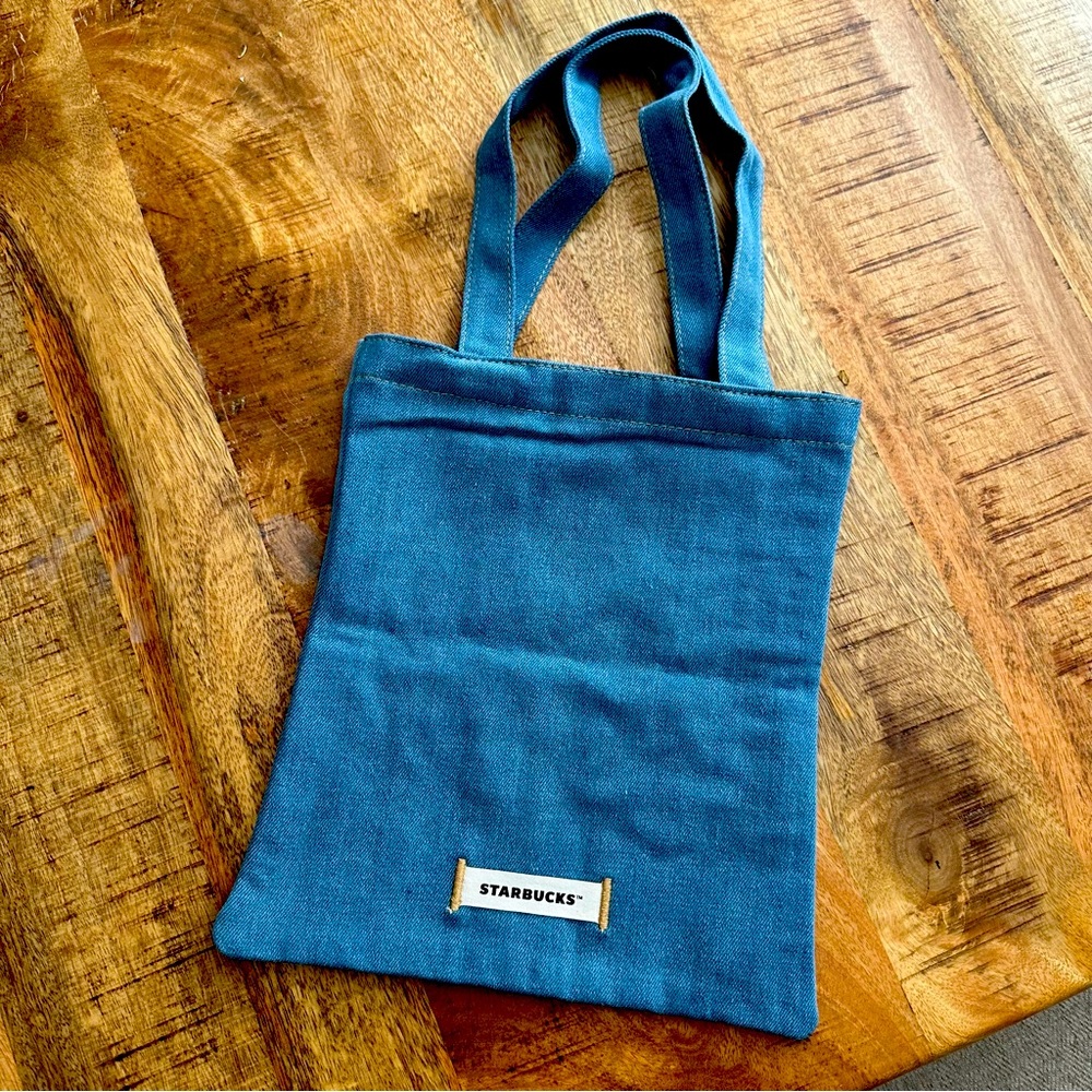 Starbucks Denim tote bag